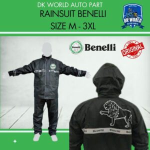 READY STOCK 100%ORI BENELLI Baju Hujan Raincoat ORIGINAL (Rain Coat) Premium Quality Baju Hujan Berkualiti dengan Murah Rainsuit Benelli