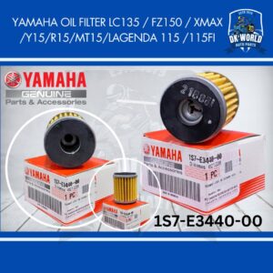 READY STOCK YAMAHA Original Oil Filter LC135 / fz150 / xmax /y15/r15/mt15/lagenda115 Automotive Motorcycle